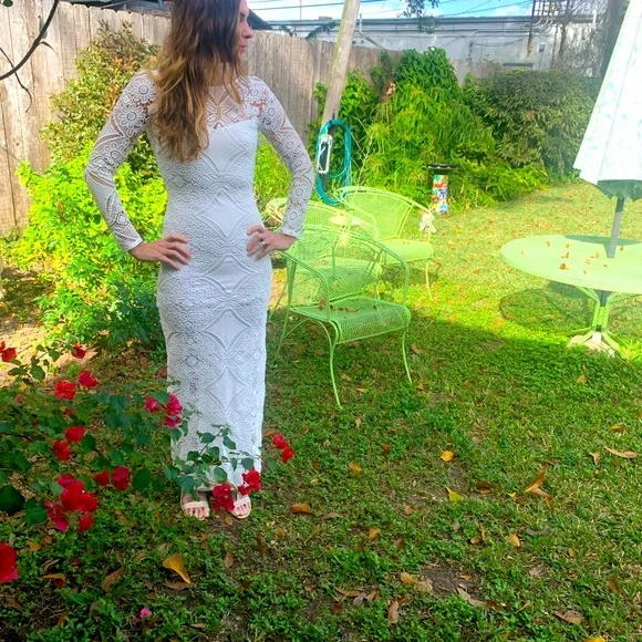 Lulus | Dresses | Lulus Lace Wedding Dress | Poshmark